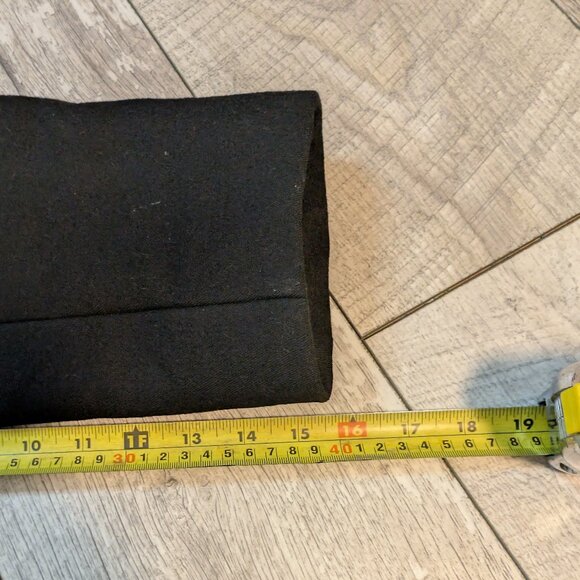 Vintage D’Allaird’s Black Wool Velvet Collar Midi Coat | M/L Oversized Fit - Picture 12 of 13